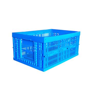 威佳 无盖镂空底折叠筐,外尺寸:600×400×280mm,内尺寸:555×360×260mm,蓝色，KK604028W-1 售卖规格：1个