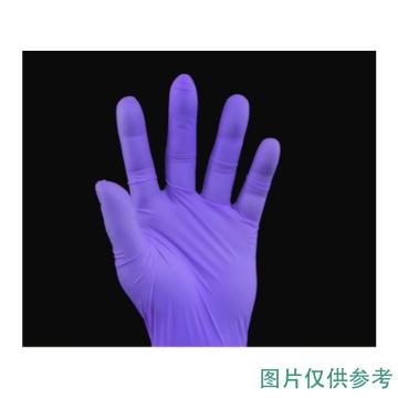 恩布里 一次性耐用型丁腈手套，小号，紫色，100只/盒，10盒/箱，货号LG10-127-1