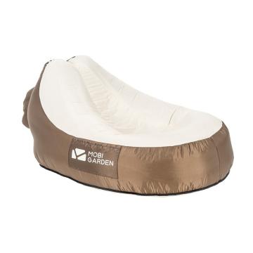 牧高笛 充气沙发气垫，NX20663017 户外便携式懒人折叠懒人沙发椅午睡空气沙发 象牙白 MISC 售卖规格：1个