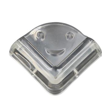 冰禹 BYll-151系列透明防撞护角，(送双面胶) 透明，环保PVC，L形笑脸，4.3×4.3×1.5cm 售卖规格：10个/包