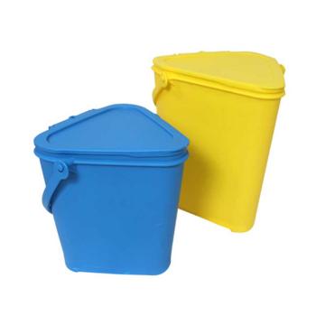 食安庫/SHIANKU 刻度桶，（桶+蓋）12L 黃 售賣規(guī)格：1套