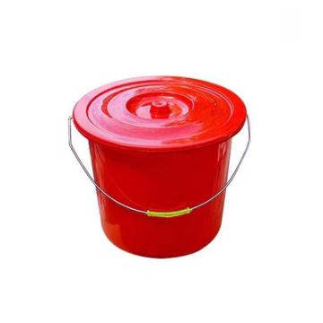 中锦科技 塑料桶，5L，红色，带盖 售卖规格：1个