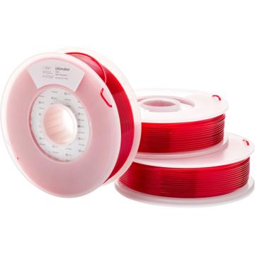 ULTIMAKER 3D打印耗材，PETG，透明红，750g 直径2.85mm 售卖规格：1件
