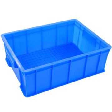 冰禹 加厚塑料物流周转箱,工具零件盒收纳箱，BY-5S1,4号蓝 外尺寸:410×310×145mm 售卖规格：1个