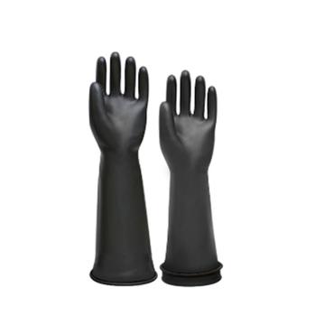 南北红 耐酸碱乳胶手套，45cm 本色/黑色、均码（新老包装、颜色随机发，有颜色要求下单请备注） 售卖规格：1双