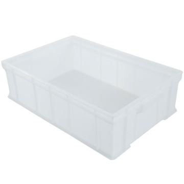 冰禹 加厚塑料物流周转箱,BY-2375，520×350×150mm,白色,3# 售卖规格：1个