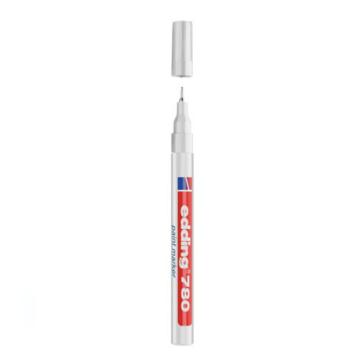 edding 记号笔工业油漆笔，edding 750-白色 耐高温300度 线幅2mm-4mm白色 售卖规格：1支