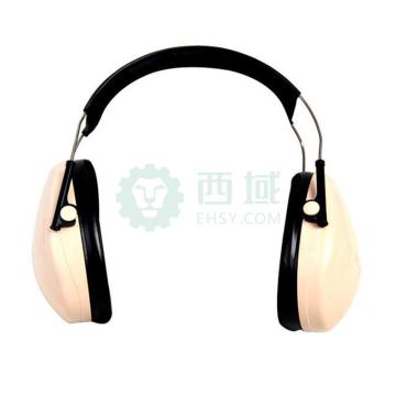 3M 头戴式耳罩，H6A，PELTOR OPTIME 95系列 白黑（新老包装随机发货）