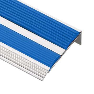 Raxwell 铝合金楼梯防滑条L型-蓝色，宽70mmx高21mmx厚1mm，长度：1.5m，RSSA0048 售卖规格：1条