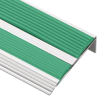 Raxwell 铝合金楼梯防滑条L型-绿色，宽70mmx高21mmx厚1mm，长度：1.5m，RSSA0053 售卖规格：1条