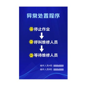 郑州飞马 标识，300*220mm，5mm透明亚克力板uv打印，停、呼、等看板 售卖规格：1张