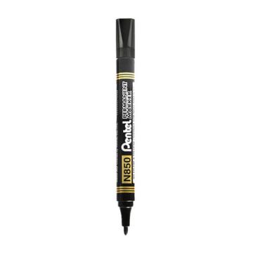 派通/Pentel 圆头记号笔，N850-A 黑色 2.0mm 售卖规格：1支