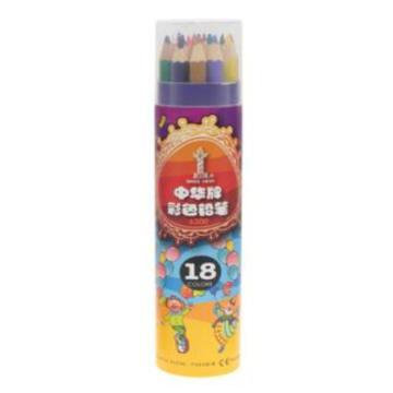 中华 彩色铅笔，6300 18色 绘画彩铅填色涂鸦铅笔 售卖规格：1筒