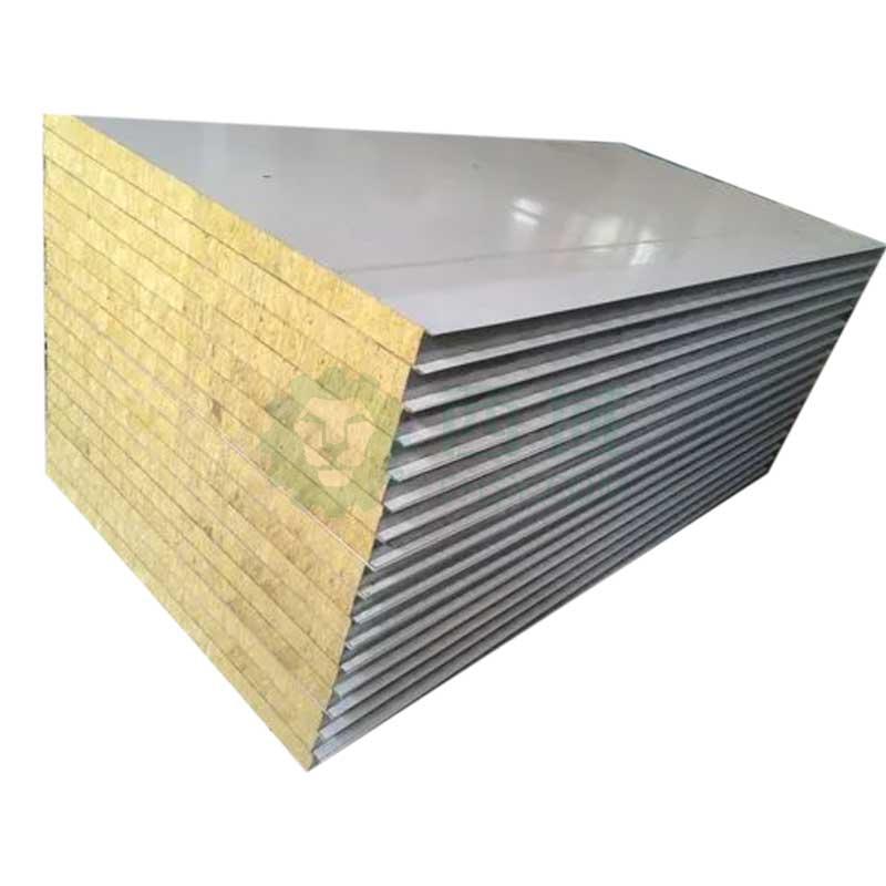 普戈盾 彩钢瓦双层夹芯板，宽1米瓦楞950型彩钢板岩棉10cm（双层1mm)【多少钱 规格参数 图片 采购】-西域