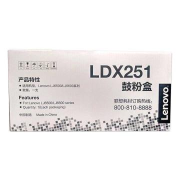 联想/Lenovo 硒鼓，LDX251 适用于LJ6500 LJ6500L LJ6600 LJ6600N LJ6600DN 售卖规格：1个