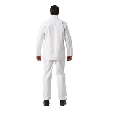 Raxwell 分体防火阻燃工作服套装，RW4309 白色2XL码 （含6840上衣和9710裤子） 售卖规格：1套