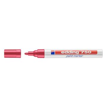 edding 记号笔工业油漆笔，edding 750-红色 耐高温300度 线幅2mm-4mm红色 售卖规格：1支
