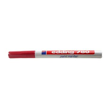 edding 记号笔工业油漆笔，edding 780-红色 耐高温300度 线幅0.8mm 售卖规格：1支