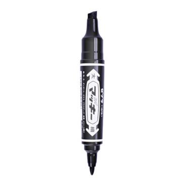 斑马/ZEBRA 大麦奇双头记号笔，MO-150 粗头6.0mm 细头1.5-2.0mm （黑色） 售卖规格：1支