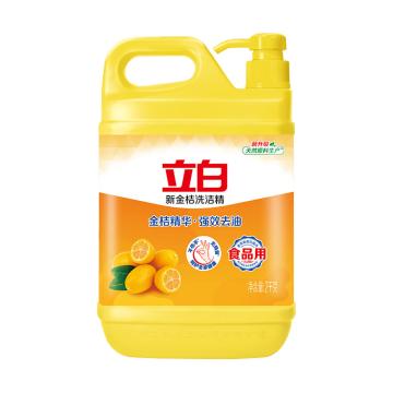 立白/LIBY 洗洁精，新金桔2kg 售卖规格：1桶