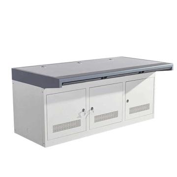 Raxwell 監(jiān)控操作臺，RHTO1003 三聯(lián)，尺寸:長1710×深900×高750mm，灰白色，不含安裝 售賣規(guī)格：1臺