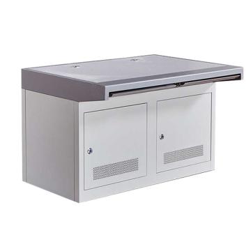 Raxwell 監(jiān)控操作臺，RHTO1002 雙聯(lián)，尺寸:長1200×深900×高750mm，灰白色，不含安裝 售賣規(guī)格：1臺