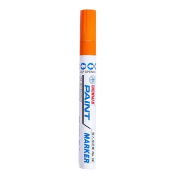 雪人/SNOWMAN 特粗记号笔，CP橙色 工业环保油漆笔线幅1.5-3mm 售卖规格：1支