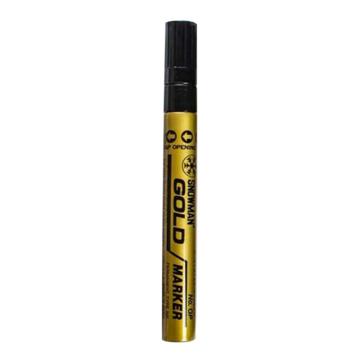 雪人/SNOWMAN 特粗记号笔，GP金色 工业环保油漆笔线幅1.5-3mm 售卖规格：1支