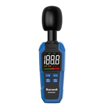 Raxwell 噪音计，RDEN0001 轻便小巧、数字和模拟双显示、手电照明 售卖规格：1台