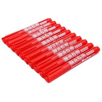 金万年/Genvana 物流专用记号笔，G-0902 红色 3.0mm 10支/盒 售卖规格：1盒