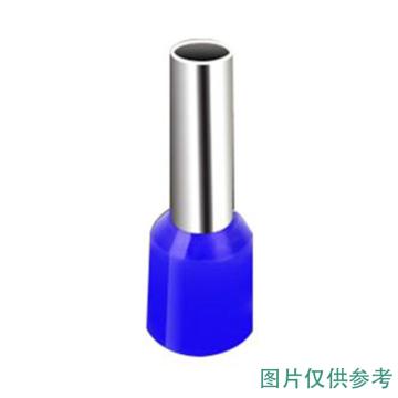 长虹塑料 管型预绝缘端子，E2508 蓝色 售卖规格：1000只/包