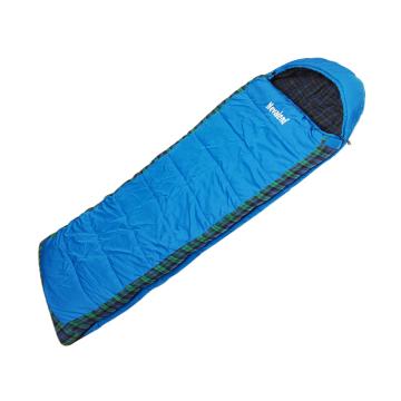 納瓦蘭德 信封加長加寬300g法蘭絨睡袋，藍色規格：（190+35）x80cm 零下8度~8度 單位：個