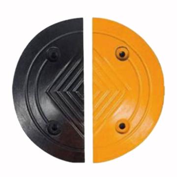 Raxwell 橡胶减速带圆头，2个宽20cm(半个圆头350×200×30mm)，RSRD0001 售卖规格：1个