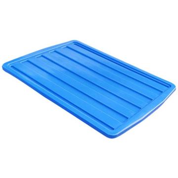 英达斯贝克 塑料周转箱箱盖，Y5箱盖子,蓝色 外尺寸:350×270×15mm 售卖规格：1个