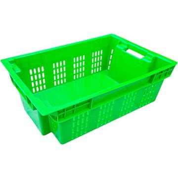 英达斯贝克 塑料周转筐,C型倒置冷冻盘，绿色,外尺寸:595×395×200mm 售卖规格：1个