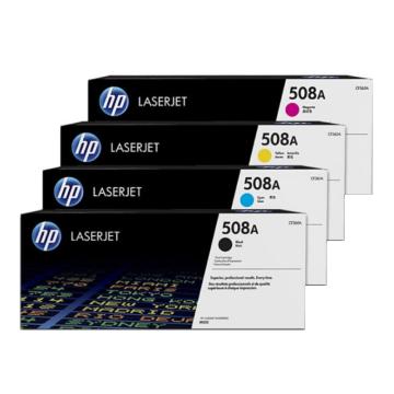 惠普/HP 硒鼓四色套装，CF360A-CF363A 508A 1黑+3彩 适用M553dn/M577dn/M576/552DN 售卖规格：4 ...