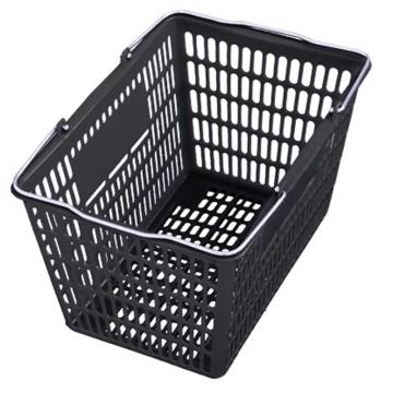 英达斯贝克 购物筐,2#超市篮,黑色，外尺寸:425×295×240mm 售卖规格：1个