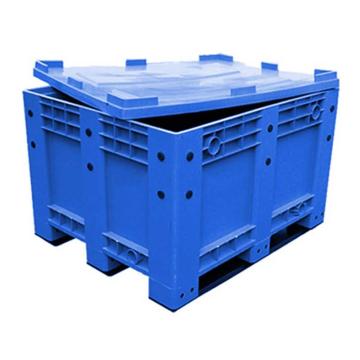 英达斯贝克 1210卡板箱,卡板箱-封闭式,蓝色，外尺寸:1200×1000×780mm 售卖规格：1个