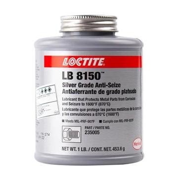 乐泰/LOCTITE 抗咬合剂，Loctite LB 8150 SG ANTI-SEIZE 500G/瓶 售卖规格：500克/瓶