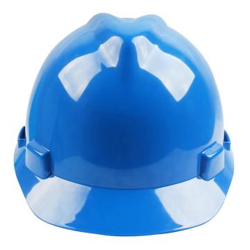 梅思安/MSA V-Gard ABS标准型安全帽，10172893 蓝色，超爱戴帽衬，D型下颏带 售卖规格：1顶