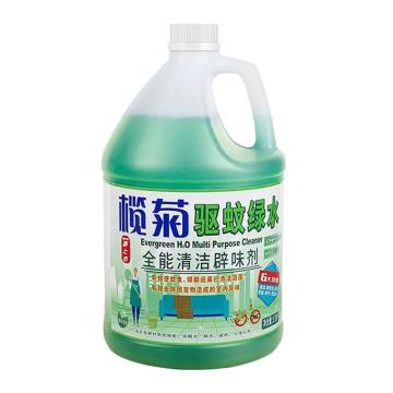 榄菊 地面清洁剂驱蚊绿水，3.78L 售卖规格：1桶