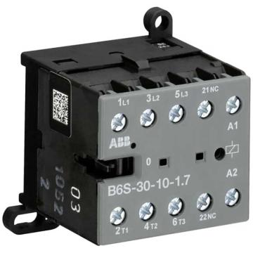 ABB 小容量交流接触器，B6S-30-10-1.7*24V DC 售卖规格：1个