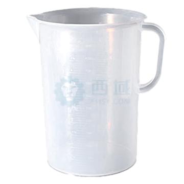 安赛瑞 塑料量杯，600026 5000ml，带把手，带刻度 售卖规格：2个/件