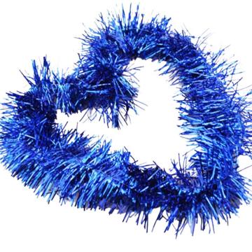 安赛瑞 装饰拉花，26720 商场学校年会布置新年装饰拉花彩色毛条(10条装） 2m 蓝色 售卖规格：1包