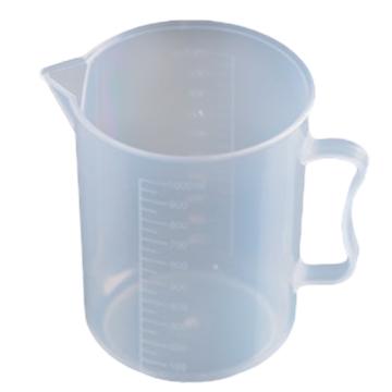 安赛瑞 塑料量杯，600023 1000ml，带把手，带刻度 售卖规格：2个/件
