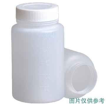 安赛瑞 塑料广口试剂瓶（5个装）带内塞 广口瓶样品瓶分装瓶 250ml，600002 售卖规格：5个/件