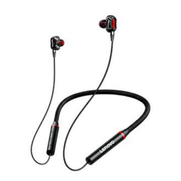 ThinkPlus 蓝牙耳机，HE05PRO 黑色 无线颈挂式 入耳挂脖式跑步超长续航降噪 售卖规格：1个