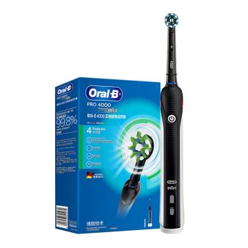 欧乐B/Oral-B 3D电动牙刷，P4000 黑 售卖规格：1台