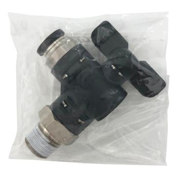 亚速旺/Asone OUT阀，1-5216-03 外径φ8mm管用，防潮箱配件 售卖规格：1个