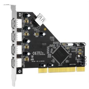 魔羯(MOGE) PCI转5口USB2.0扩展卡，MC1010